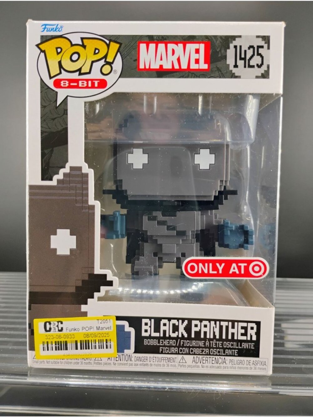 Funko Pop! Marvel 8-Bit Black Panther 1425 Target Exclusive New
